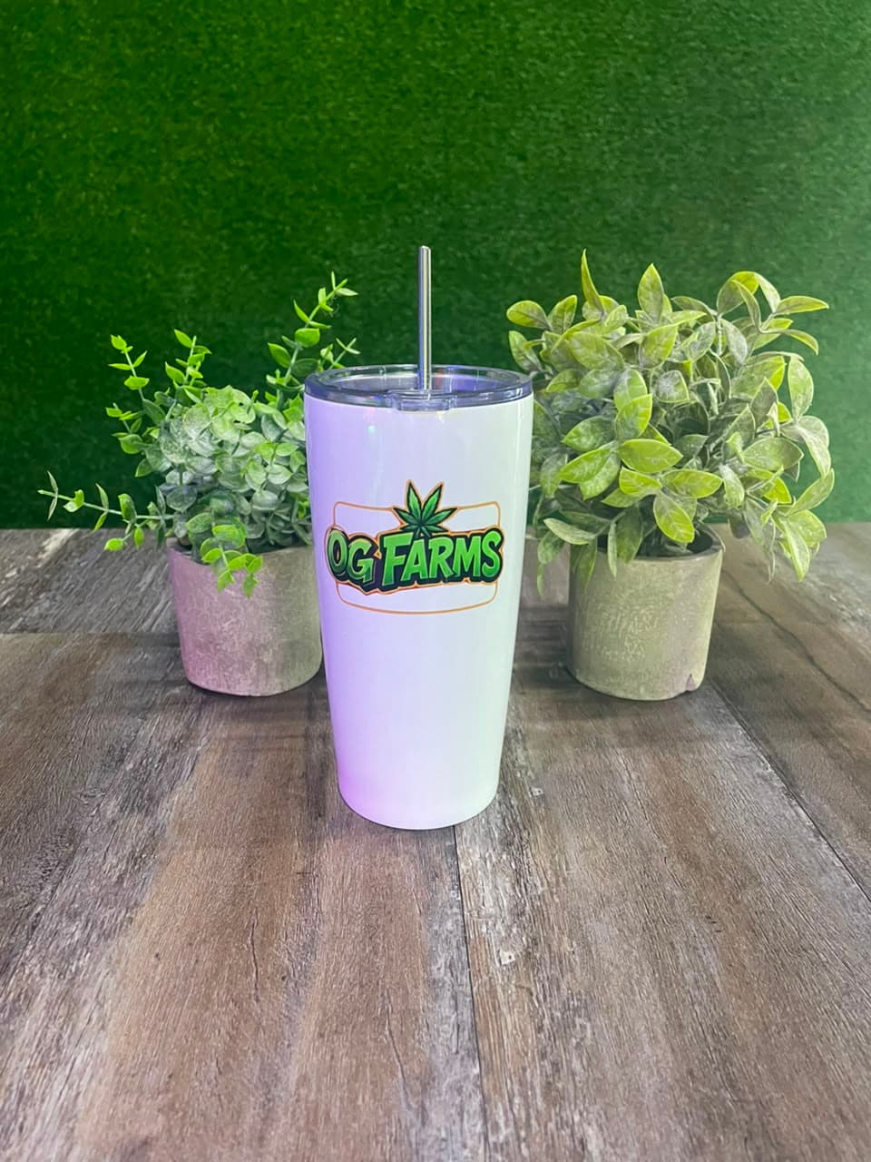OG Farms thermal metal tumbler